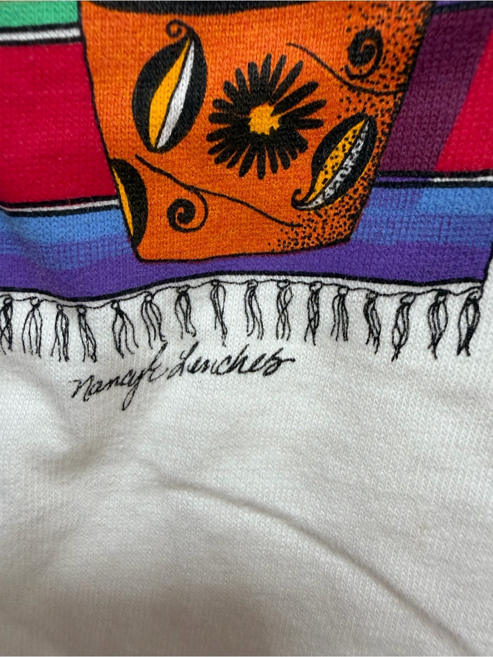 Vintage Nancy Lenches Art Print Tshirt M View 4